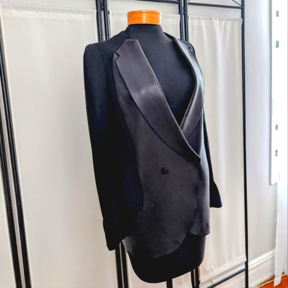 Designer Brand O2nd Combination Leather Jacket , XS/0 - Picture 4 of 7